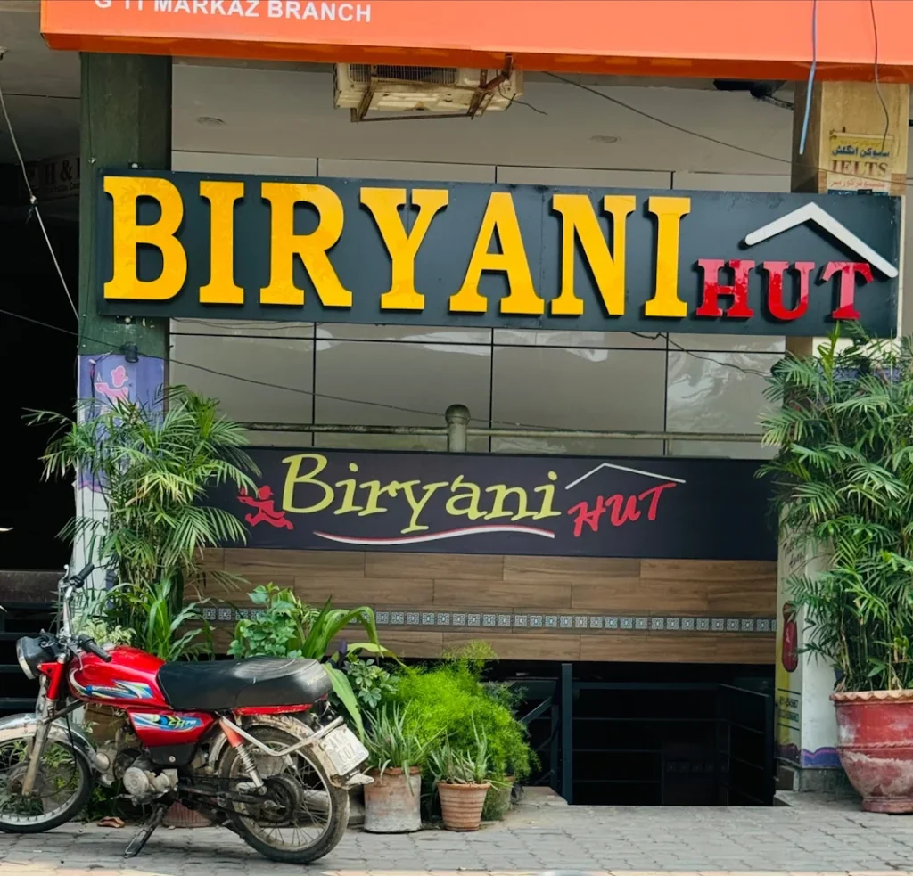 Biryani Hut, Islamabad Pakistan.
