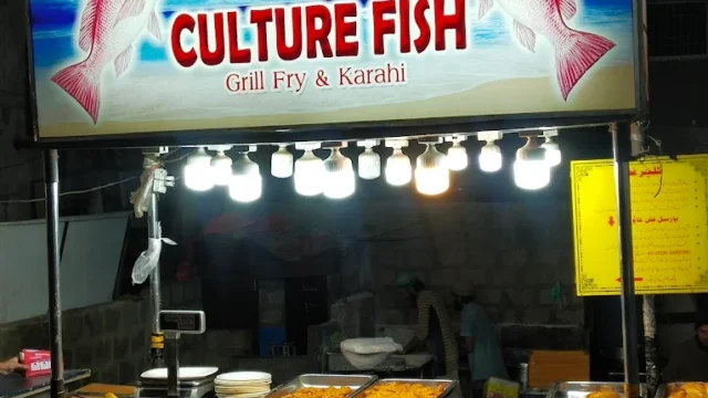 Home 9 Culture Fish restaurant, in Karachi, Pakistan.