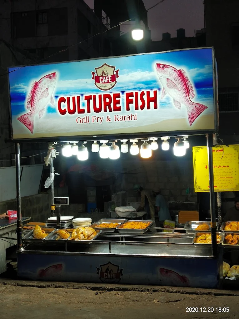 Culture Fish restaurant, in Karachi, Pakistan.