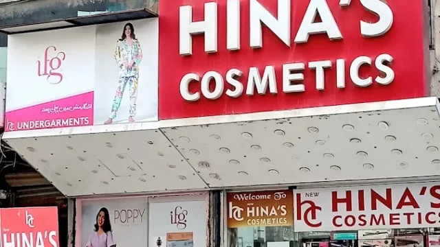 Home 1 Hina's Cosmetics, Store in Karachi, Pakistan.