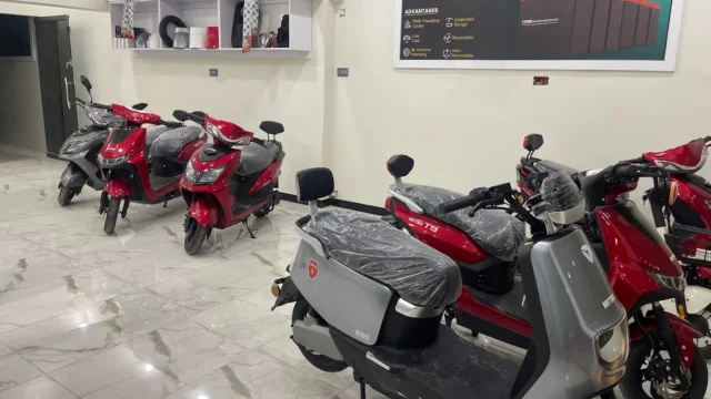 Metro Evs Electric Bikes, store in Karachi, Pakistan.